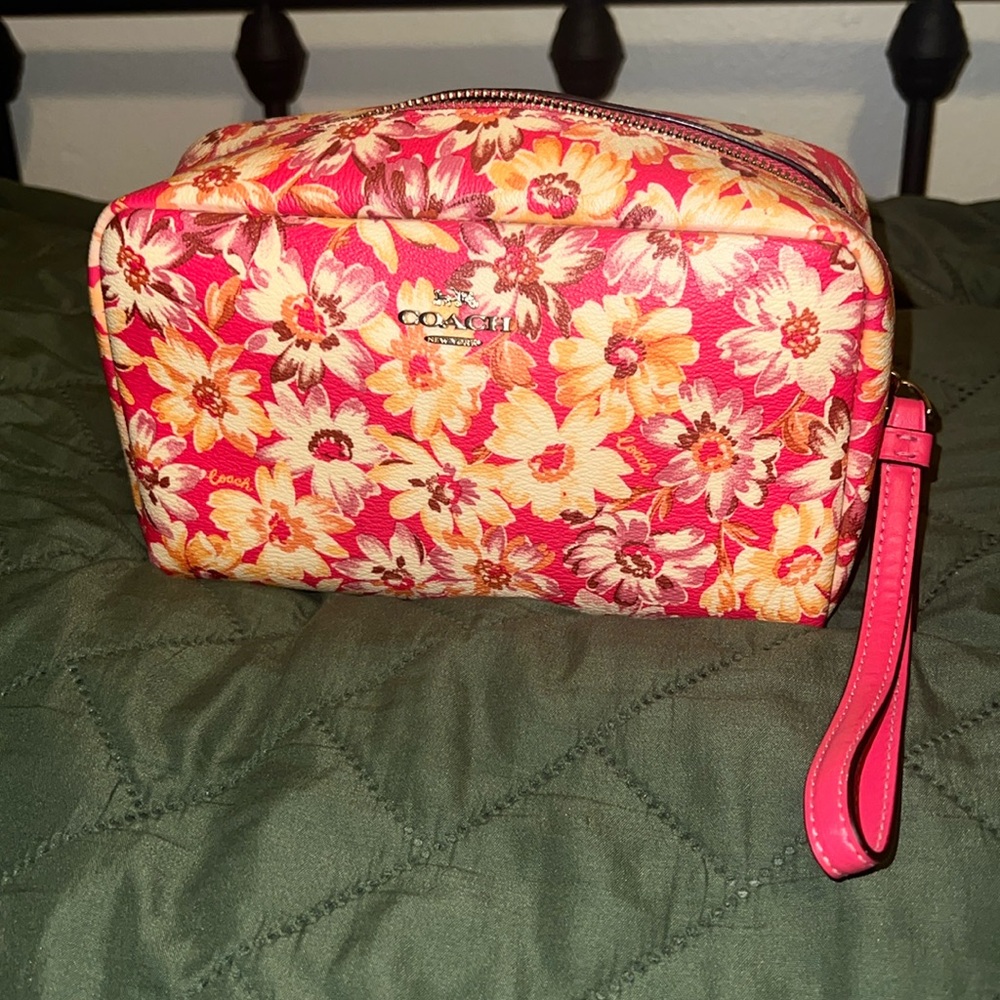 Coach makeup bag